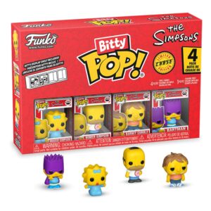 The Simpsons Bitty Pop! Vinile Figura 4-pack Series 3 2 Cm Funko