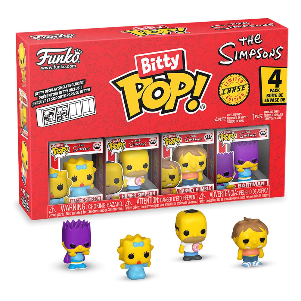 The Simpsons Bitty Pop! Vinile Figura 4-pack Series 3 2 Cm Funko
