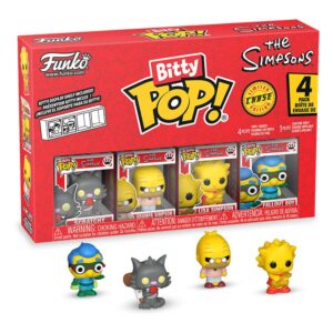 The Simpsons Bitty Pop! Vinile Figura 4-pack Series 4 2 Cm Funko