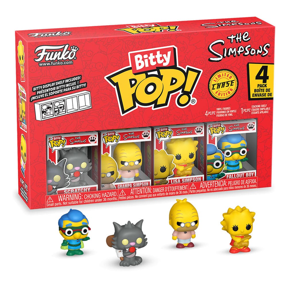 The Simpsons Bitty Pop! Vinile Figura 4-pack Series 4 2 Cm Funko