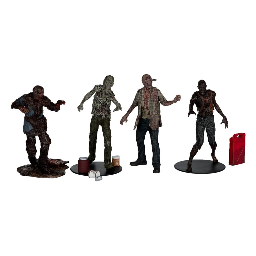 The Walking Dead Action Figures 4-Pack Walkers 13 Cm McFarlane Toys