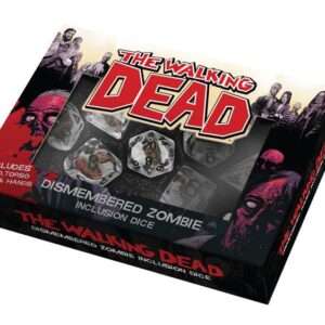 The Walking Dead  Dice Set Dismembered Zombie FanRoll
