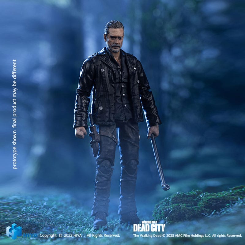 The Walking Dead Exquisite Mini Action Figura 1/18 Dead City Negan 11 Cm Hiya Toys