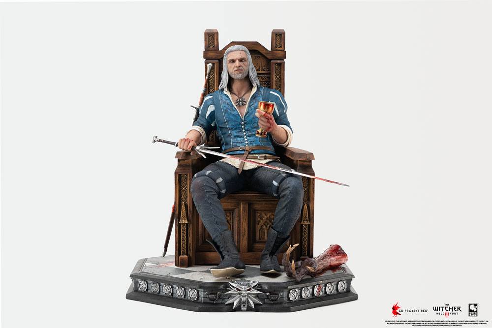 The Witcher 3: Wild Hunt - Blood E Wine Statua 1/6 Geralt 29 Cm Pure Arts