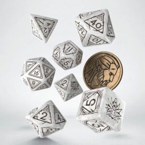The Witcher Dice Set Geralt The White Wolf (7) Q Workshop