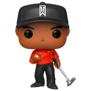 Tiger Woods Funko POP Golf Vinile Figura Tiger Woods con Maglia Rossa 9 cm