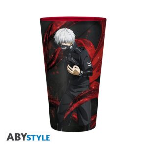 TOKYO GHOUL - Large Glass - 400ml - Kaneki & Mask - box