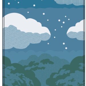 Totoro Under The Moon 34x80 Wash Asciugamano Asciugamano Studio Ghibli