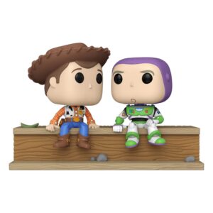 Toy Story Pop Moment Vinile Figures Woody E Buzz (30th Anniversary) 9 Cm Funko