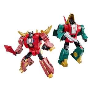 Transformers Age Of The Primes Leader Class Action Figura G2 Universe Dinobots Snarl & Slug 19 Cm Hasbro
