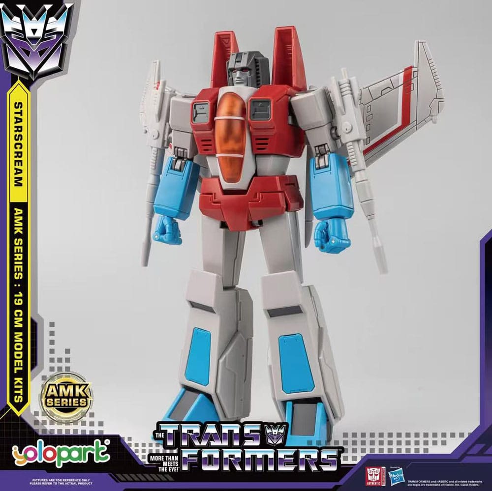 Transformers Generation One Amk Series Plastica Model Kit Starscream 19 Cm Yolopark
