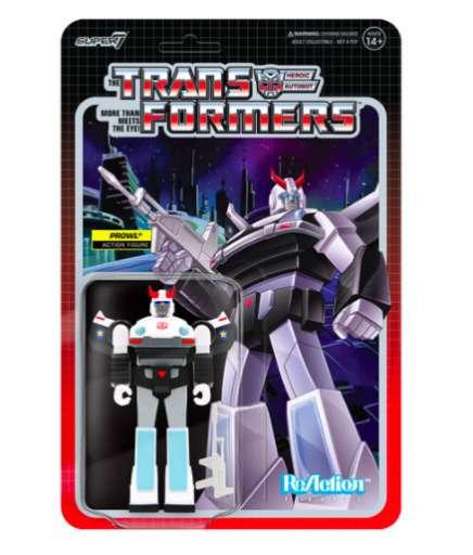 Transformers Reaction Action Figure Pvc Prowl 10 Cm Super7