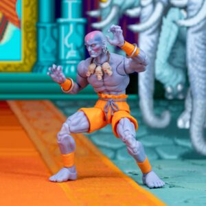 Ultra Street Fighter Ii: The Final Challengers Action Figura 1/12 Dhalsim Deluxe 15 Cm Jada Toys