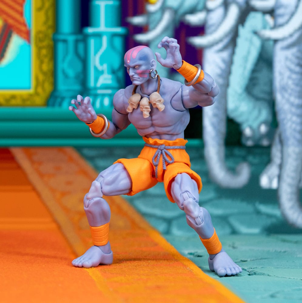 Ultra Street Fighter Ii: The Final Challengers Action Figura 1/12 Dhalsim Deluxe 15 Cm Jada Toys