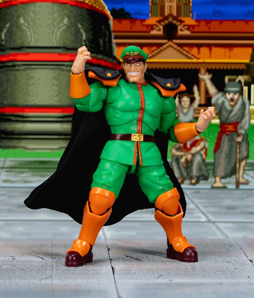Ultra Street Fighter Ii: The Final Challengers Action Figura 1/12 M. Bison Deluxe 15 Cm Jada Toys