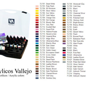 VALLEJO GAME AIR COLOR SET 72872 COLORI VALLEJO