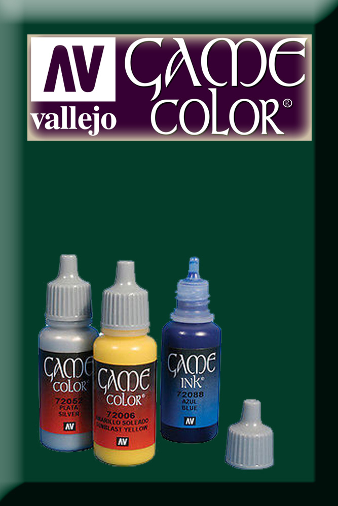 VALLEJO GAME COLOR DARK GREEN 72028 COLORI VALLEJO