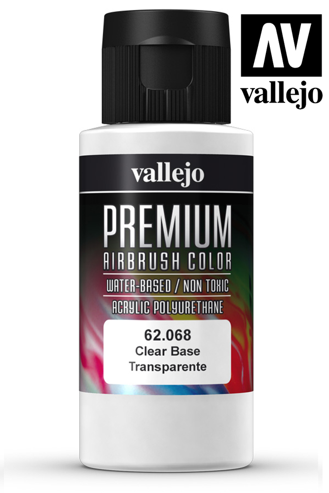 VALLEJO PREMIUM AIRBRUSH CLEAR BASE 62068 COLORI VALLEJO