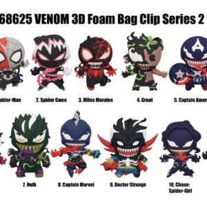 VENOM SERIES 2 BAG CLIP DISLAY (24) Moschettone Monogram