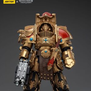 Warhammer The Horus Heresy Action Figura 1/18 Legio Custodes Aquilon Terminator Squad Aquilon Con Lastrum Storm Bolter 14 Cm
