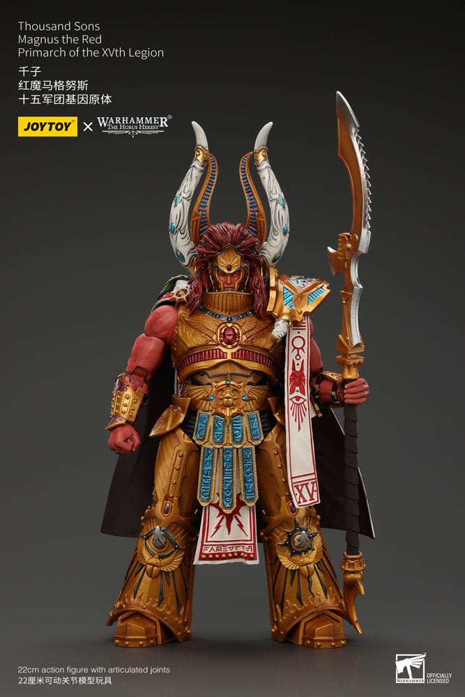 Warhammer The Horus Heresy Action Figura 1/18 Thousand Sons Magnus The Red Primarch Of The Xvth Legion 12 Cm Joy Toy (cn)