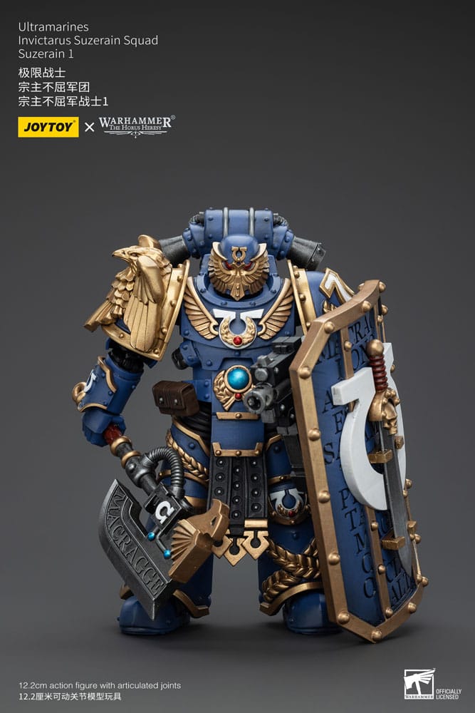 Warhammer The Horus Heresy Action Figura 1/18 Ultramarines Invictarus Suzerain Squad Suzerain 1 12 Cm Joy Toy (cn)
