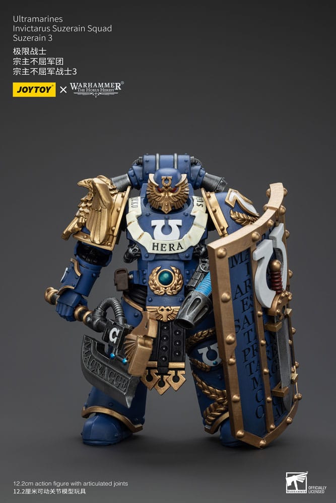 Warhammer The Horus Heresy Action Figura 1/18 Ultramarines Invictarus Suzerain Squad Suzerain 3 12 Cm Joy Toy (cn)