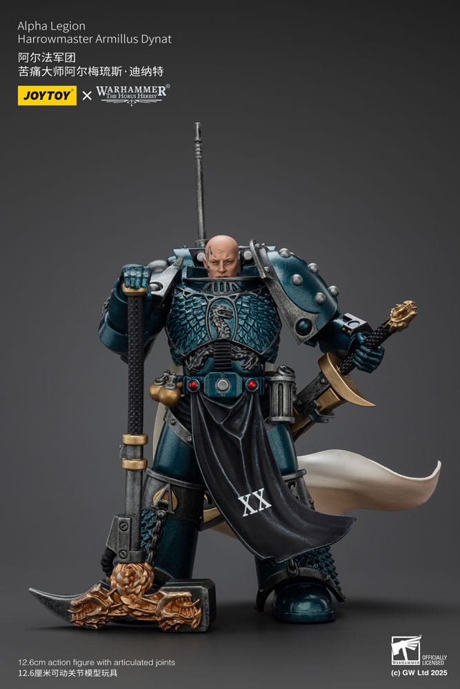 Warhammer The Horus Heresy Action Figura Alpha Legion Harrowmaster Armillus Dynat 20 Cm Joy Toy (cn)