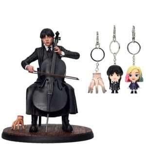 Wednesday Figura Wednesday Cello + Portachiavi Sd Toys