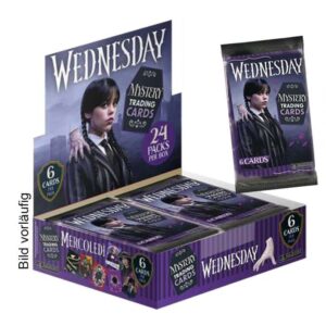 Wednesday Trading Cards Flow Pack Box Panini
