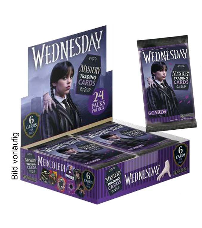 Wednesday Trading Cards Flow Pack Box Panini