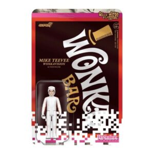 Willy Wonka E The Chocolate Factory (1971) Reaction Action Figura Wave 03 Mike Teevee (white Suit) 10 Cm Super7
