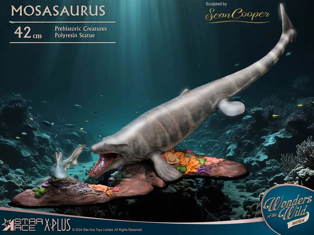 Wonders Of The Wild Statua Mosasaurus (dx) 42 Cm Star Ace Toys