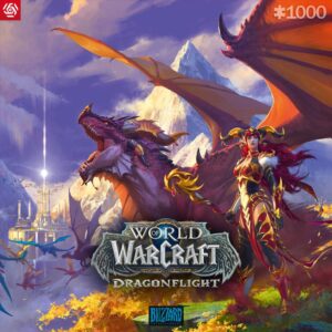 World Of Warcraft Gaming Puzzle Dragonflight Alexstrasza (1000 Pezzi) Good Loot