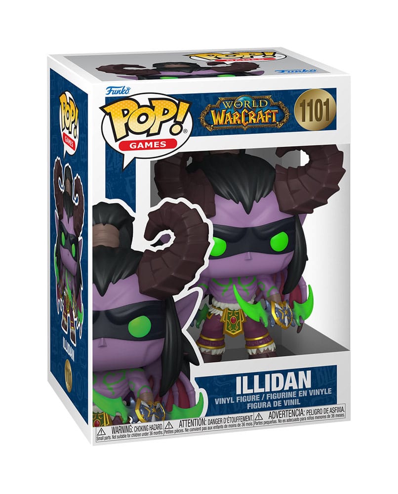 World Of Warcraft Pop! Games Vinile Figura Illidan 9 Cm Funko