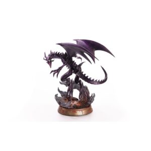 Yu-gi-oh! Statua Pvc Dragon Nero Occhi Rossi Ver. Viola 33 Cm First 4 Figures