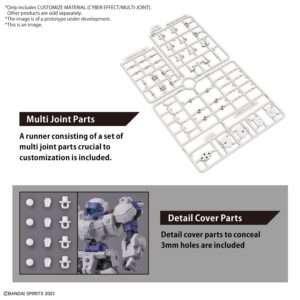 30MM CUSTOM MAT CYBER EFFECT/MULTI JOINT MODEL KIT BANDAI