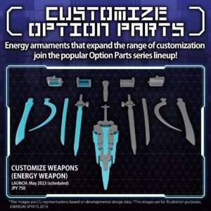 30MM CUSTOMIZE WEAPONS ENERGY WEAPON MODEL KIT BANDAI MODEL KIT