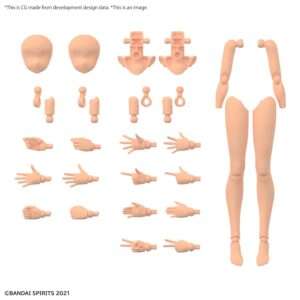 30MS Kit di Montaggio Opzioni Parti del Corpo Braccia e Gambe Color Carne Bandai