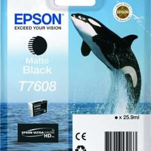 Cartuccia Originale Nero Opaco (T7608)