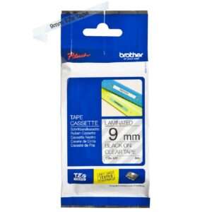 Nastro Originale (9mm x 8mt) Nero/Trasparente