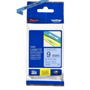 Nastro Originale (9mm x 8mt) Nero/Blu