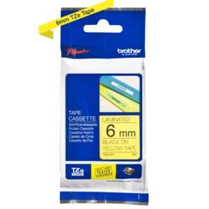 Nastro Originale (6mm x 8mt) Nero/Giallo