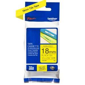 Nastro Originale (18mm x 8mt) Nero/Giallo