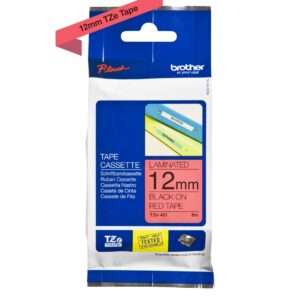 Nastro Originale (12mm x 8mt) Nero/Rosso