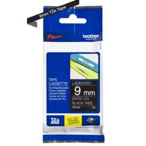 Nastro Originale (9mm x 8mt) Bianco/Nero