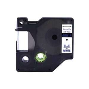 Nastro Compatibile (9mm x 7mt) Blu/Bianco