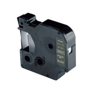 Nastro Compatibile (12mm x 7mt) Bianco/Nero