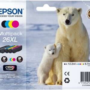 Multipack Originale B/C/M/Y (26XL)
