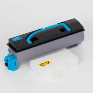 Cartuccia Toner Compatibile Ciano + Vaschetta Recupero